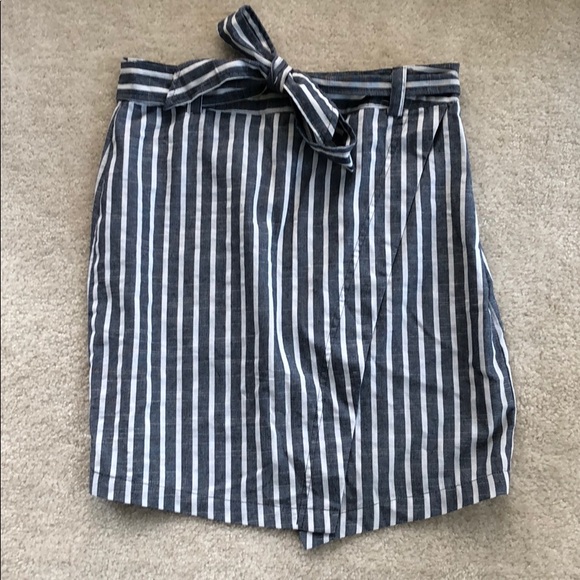 Just Living Dresses & Skirts - Wrap tie waist stripe skirt medium